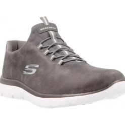 Baskets*Skechers Summits Itz Bazik Gris